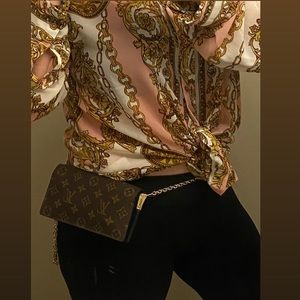 🧸⚜️ Louis Vuitton Wallet Belt or Crossbody with Chain Bum Bag WaistBelt